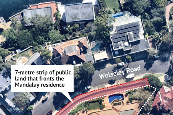 The strip Wolseley Road that they want to purchase.