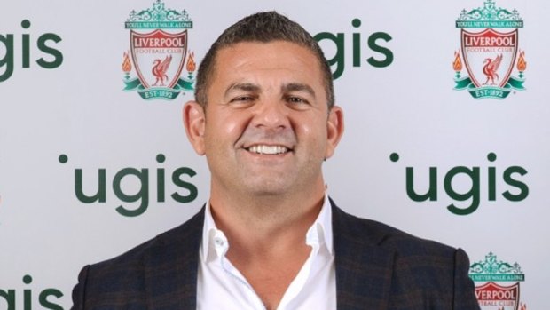 Former Sydney Olympic president Bill Papas and current fugitive after his UK company waste management company Iugis secured a partnership with Liverpool FC. 