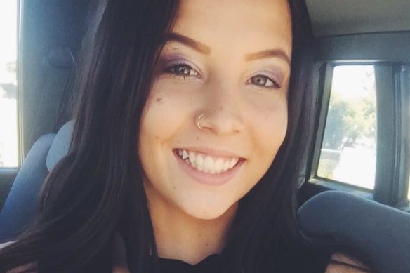 Chloe Jade Mason died on a suburban street in Caboolture on Sunday night.