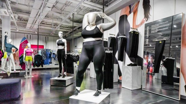 Nike's "obese" mannequins.