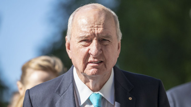 Alan Jones is in hospital for treatment of severe back pain. 