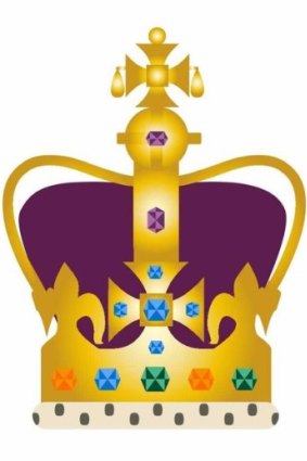 The historic St Edward’s Crown ... emoji.
