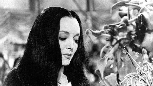 Morticia Addams in full swoon.