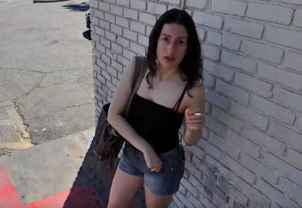 A new video has shown a woman matching the description of Sally Grace Contarino being filmed by a content creator days before she went missing. There is no suggestion he is connected with her disappearance.