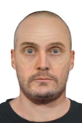 Composite image of a man police wish to speak to in relation to an armed robbery in Mulgrave last year. 