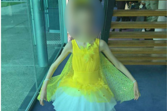 The girl was 14 when this photo was taken.