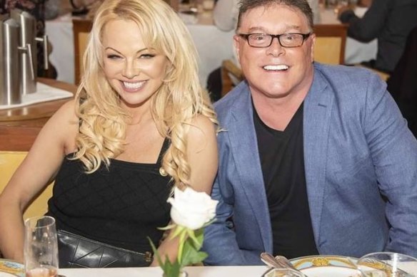 Actress and model Pamela Anderson, pictured here with Mr Buckley, has featured in Ultra Tune’s controversial advertising campaigns which have attracted regular complaints to the Advertising Standards Bureau.