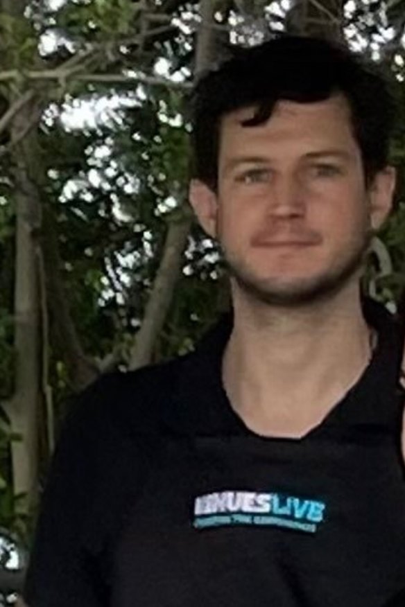 Former Liberal MP Rory Amon working at Leichhardt Oval on the weekend.