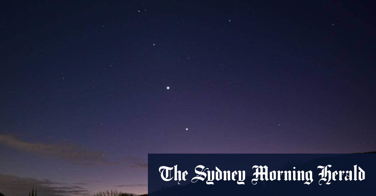 ‘Super bright’: Stars align as Venus and Jupiter set to light up the sky – Sydney Morning Herald