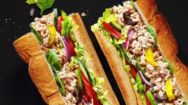 The Subway tuna melt - a source of controversy. 