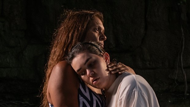 Eileen McLeod and her daughter Jade Sturgeon. Jade and her sister have both had brain cancer, which is potentially linked to the PFAS contamination of Wreck Bay.