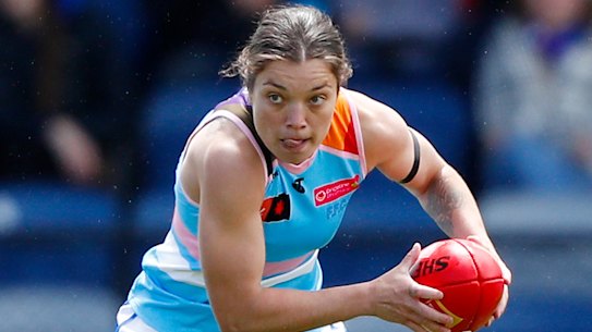 In-form Western Bulldogs skipper Ellie Blackburn.