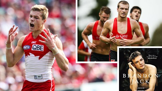 Former Sydney Swan Brandon Jack has released a memoir of his turbulent time in football.