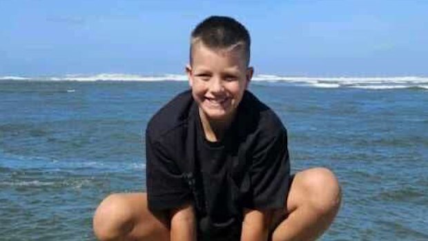 Nine-year-old Kaison Greaves died after becoming trapped between rocks in the water at South West Rocks.