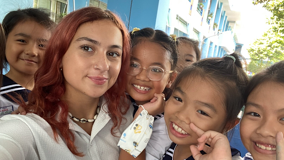 Alicia Kemp, 24, has been on a two-year travel expedition before coming to Perth.