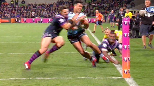 'Collision': The Storm plan to argue Slater's hit on Sosaia Feki constituted a collision, not a shoulder charge.