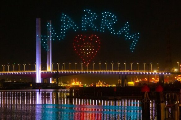 The Summer Nights Drone Show over Victoria Harbour will tell the creation story of the Platypus.