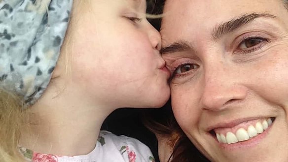 Belinda Barnet and her daughter Laura.