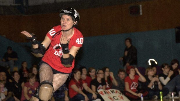 Kelly Keys plays roller derby for the Brisbane City Rollers