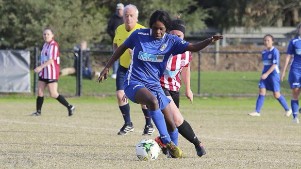 Laa Chol was remembered by her soccer club as a skilled winger.