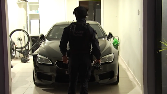 A Lamborghini was among the luxury items police allege were linked to the syndicate.