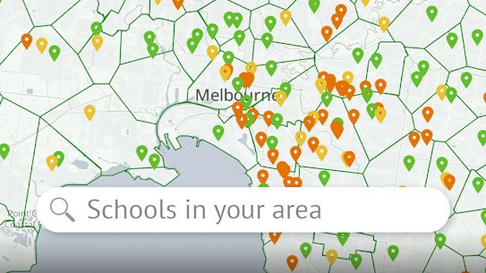 Search the map for schools in your area.