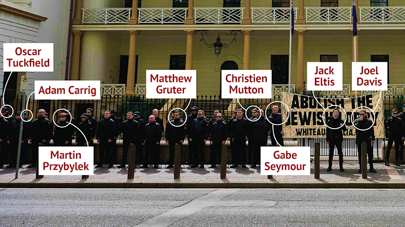 Neo-nacisti v Sydneyju: Med udeleženci shoda inženir, učitelj in poštar