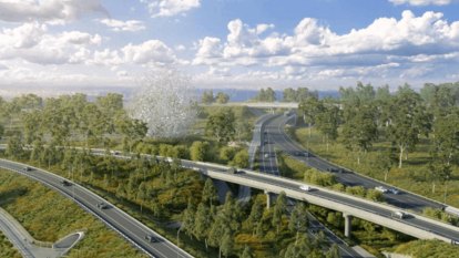 Cycleway, 30-metre high sculpture and parks for new Sydney airport motorway