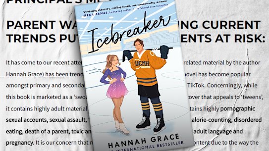 Icebreaker was acquired by Simon and Schuster for publication in Australia. A school in Wandong issued a warning to parents about the cover. 