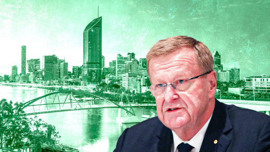 John Coates and the Brisbane Olympics. 