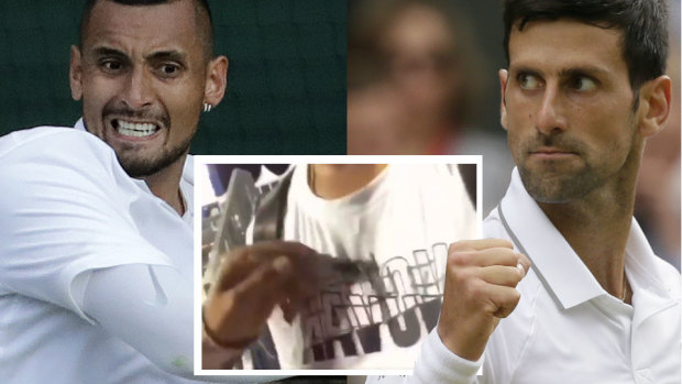 'What I think of you': Taunting Kyrgios reignites feud with Djokovic