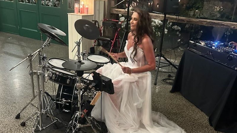 theage.com.au - Stephen Brook, Kishor Napier-Raman - Move over, Albo! Political bride drums to Def Leppard at her wedding