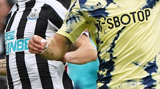 Newcastle and Leeds are among eight Premier League clubs with betting companies as front-of-shirt sponsors.
