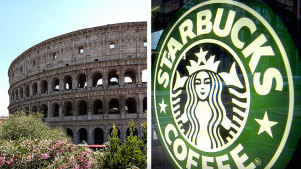 When in Rome...have some Starbuck’s coffee?