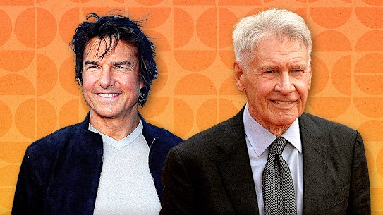 Tom Cruise is 61, but doesn’t look it. Harrison Ford is 81 and looks authentically fabulous.