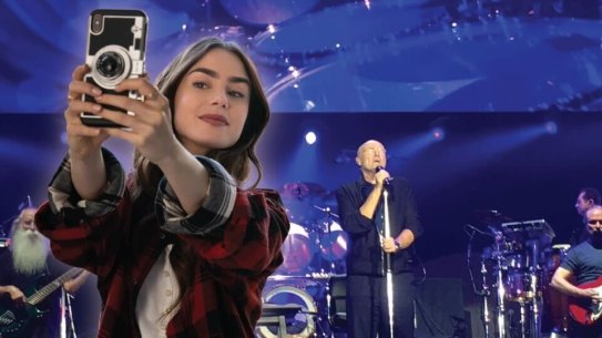 How would Emily in Paris feel about a Phil Collins concert?