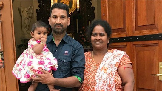 Priya and Nadesalingam with their two Australian-born children.