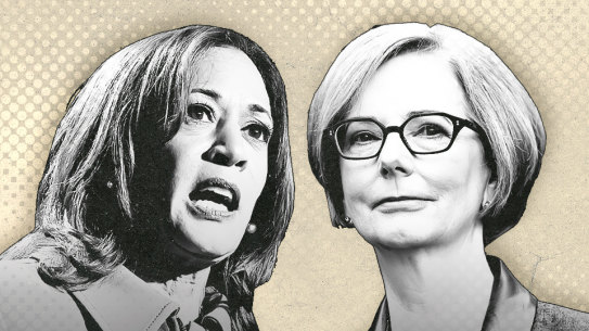 Kamala Harris, like Julia Gillard, is finding that, as a woman, she is held to a different standard.
