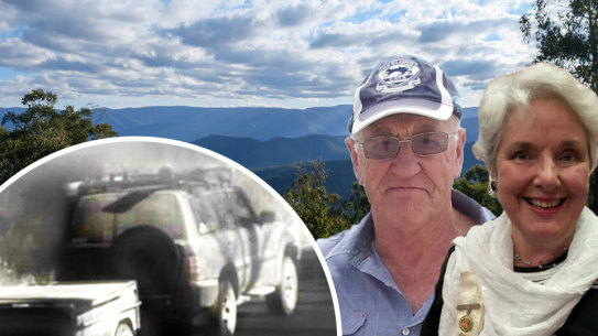 The investigation into the disappearance Russell Hill and Carol Clay focused on a four-wheel drive. 