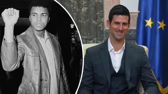 Muhammad Ali and Novak Djokovic