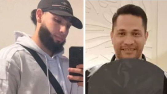 :eft: Missing swimmer Khattab Abu Haish. Right: Seti Tuaopepe, who drowned at Penrith Beach on Boxing Day.