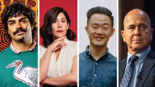 Tony Armstrong; Jan Fran; Benjamin Law; Peter Greste.