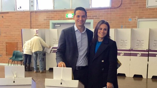 Liverpool mayor Ned Mannoun and his wife, Liberal candidate for Holsworthy Tina Ayyad.