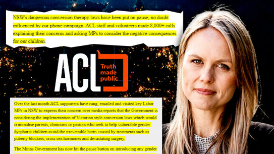 Letter from the ACL.