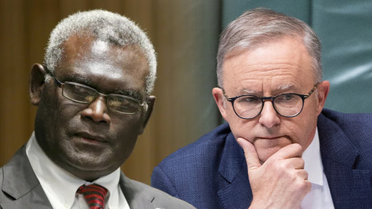 Sogavare and Albanese.
