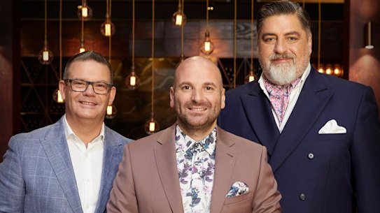 MasterChef judges; Gary Mehigan,George Columbaris and Matt Preston.