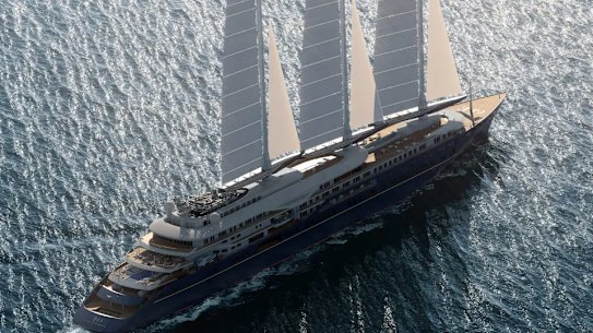 Orient Express Corinthian is the world’s largest sailing yacht.