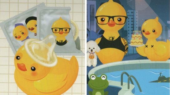 Images from the duck calendar that is to put the distributor in jail.