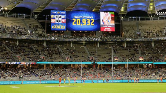 Crowds are at their lowest in 2019 since 1996, barring the past two COVID-affected seasons.