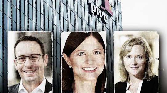 PwC Global’s chief risk officer Coenraad Richardson, general counsel Diana Weiss and head of tax and legal operation Carol Stubbings are in Australia to oversee an independent review to rebuild the firm’s reputation.